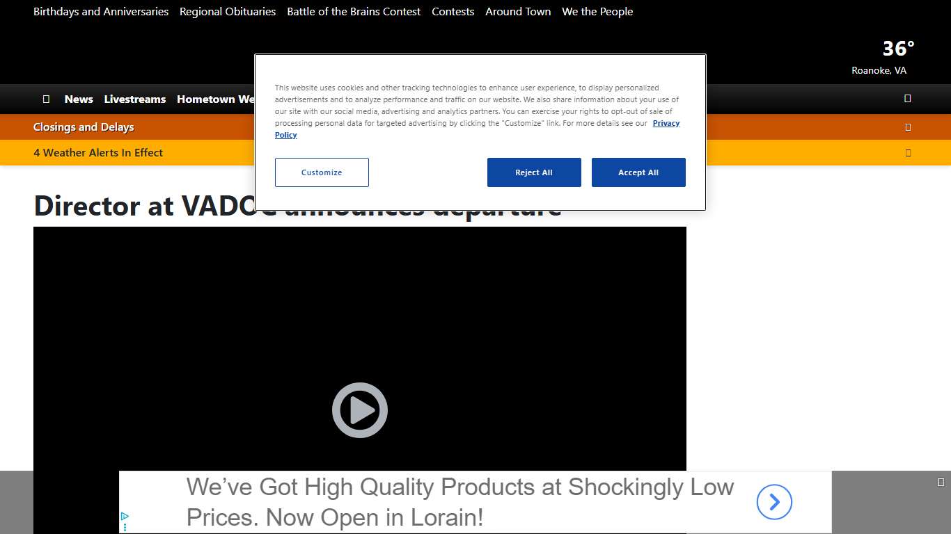 Director at VADOC announces departure